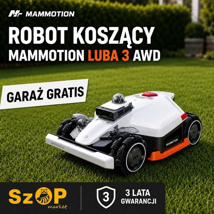 Robot koszący kosiarka Mammotion Luba 3 AWD Garaż GRATIS