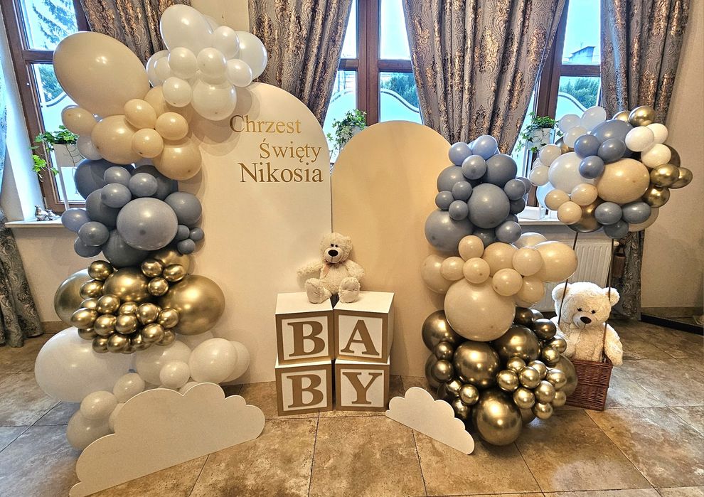 Ścianka dekoracja balony