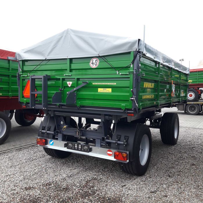 Przyczepa IFA HW HL 8011 - wywrotka 3 stronny - Idealna - Dostępna