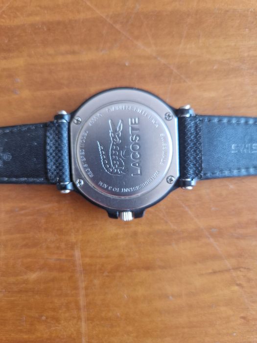 Relógio Lacoste homem, anos 1990, com pulseira original da marca