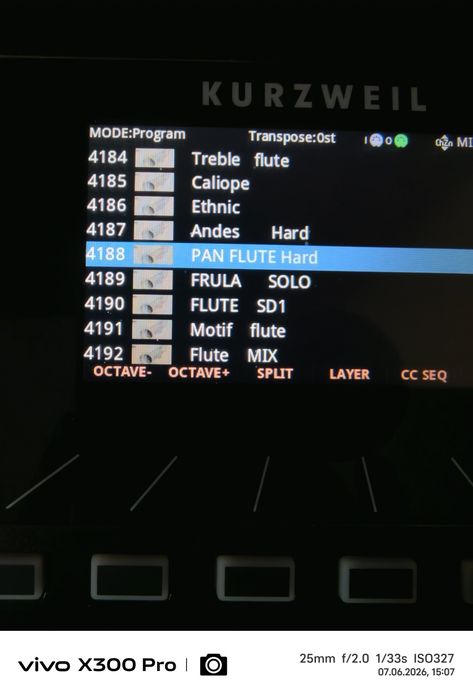 Kurzweil sample PC4 i nowe wersje K2XXX