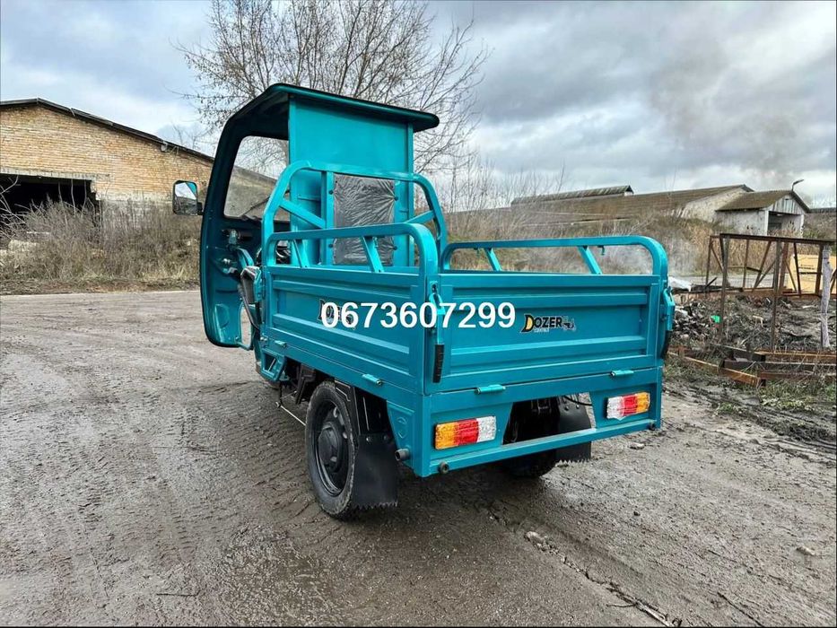 Електроцикл вантажний Dozer Model 1/Запас Ходу 50 км/Доставка-О!