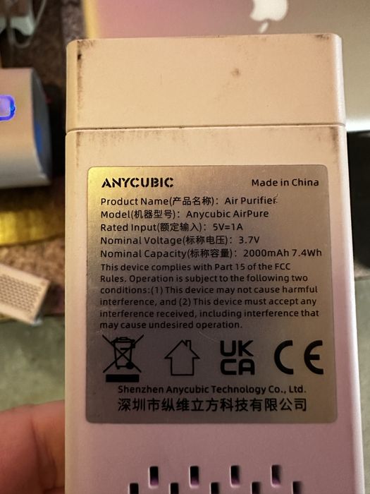Очисник повітря Anycubic AirPure (очиститель воздуха при печати)