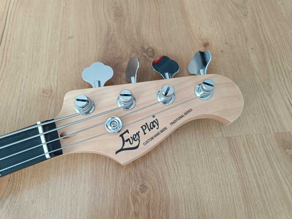 Gitara basowa Ever Play 3/4 + Futerał | Stan sklepowy! Idealna na start