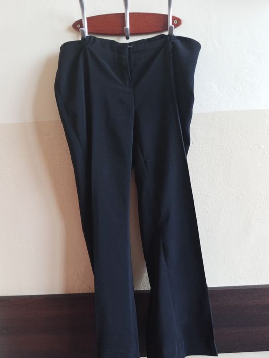 Eleganckie jednokolorowe spodnie, r. 42
