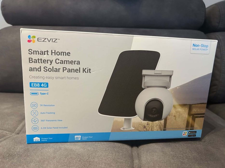 Kamera EZVIZ zewnętrzna EB8 4G LTE plus panel solarny