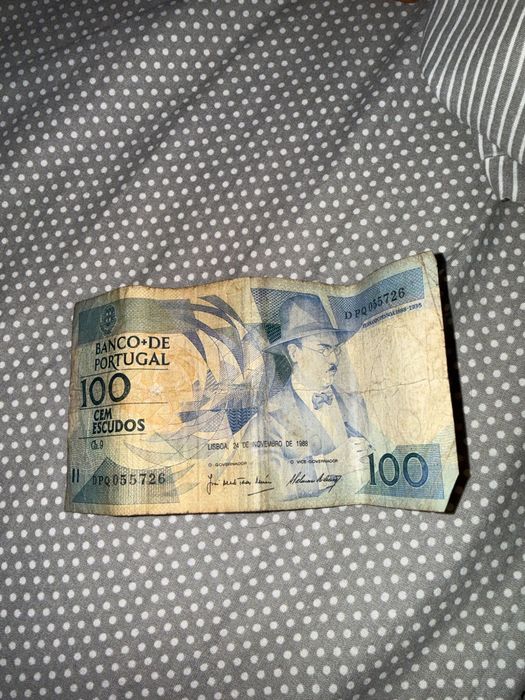 Lote de Notas Antigas Portuguesas em Escudos – Coleção