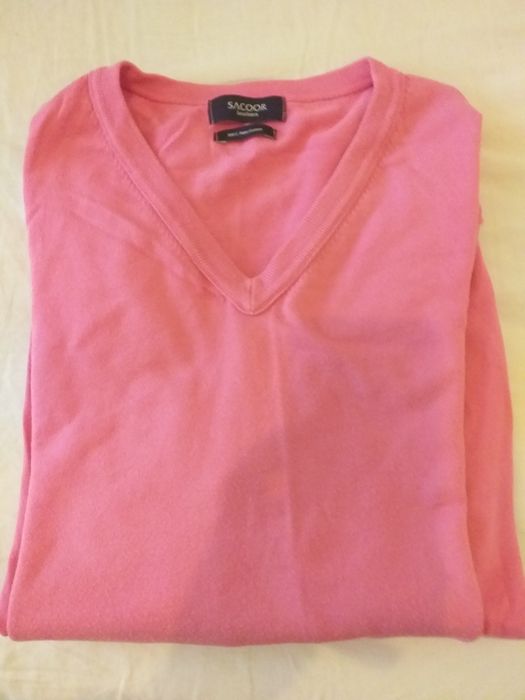 Camisola / Pulover decote v algodão SACOOR - M
