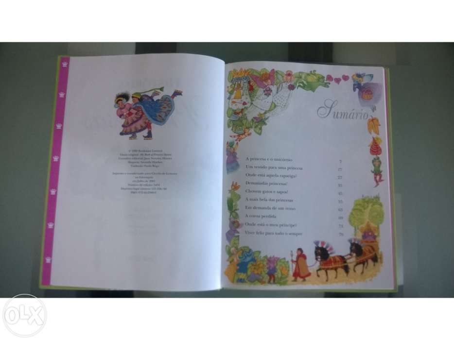 Livro Histórias de Princesas