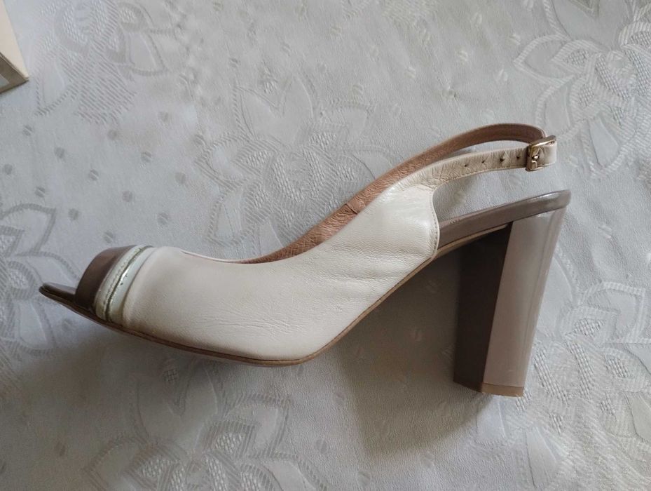 Skórzane buty założone raz