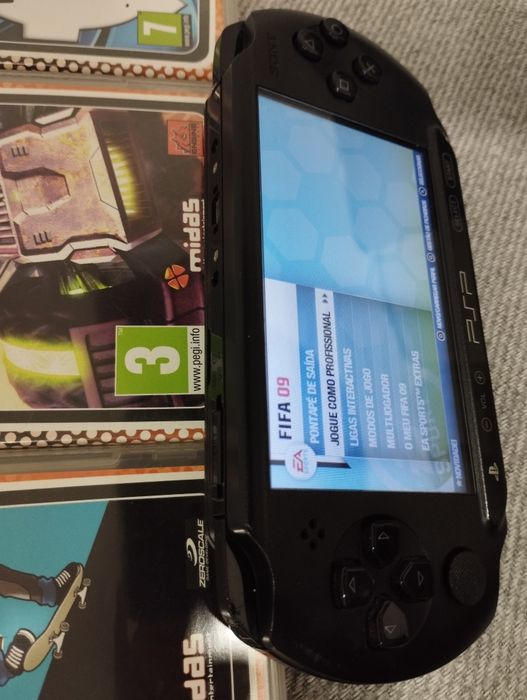 Pack PSP Street E1004 + 10 Jogos