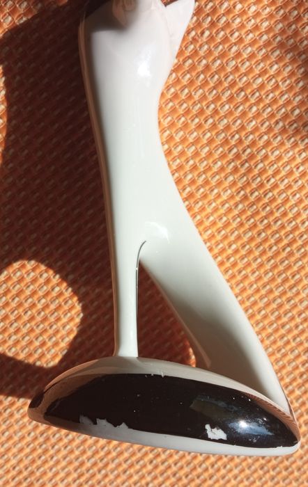 Lis siedzący Naruszewicza - figurka Ćmielów PRL oryginał z lat 50