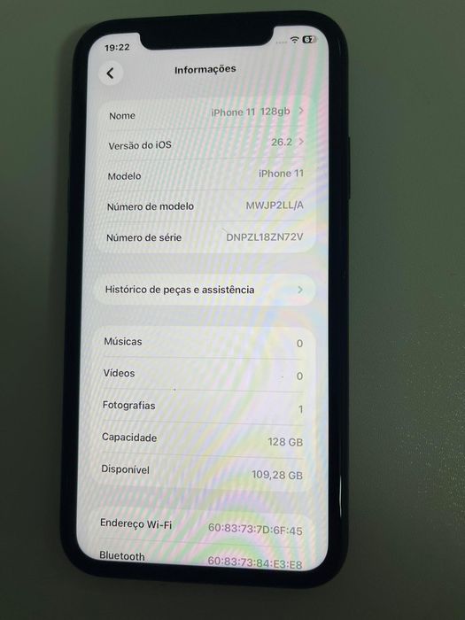 iPhone 11 de 128gb rigorosamente novo tudo 100% ler descrição toda