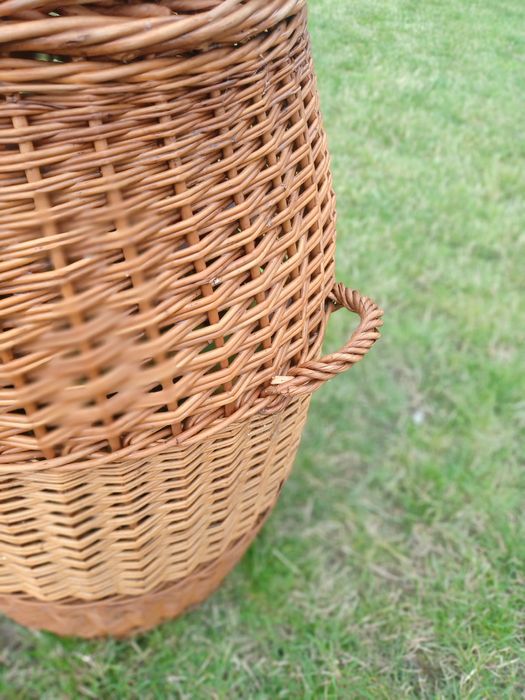 Kosz wiklinowy typu beczka 72cm