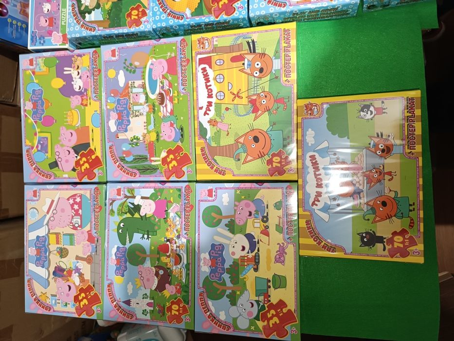 Пазли щенячий патруль майнкрафт синій трактор тачки макквін павук поні