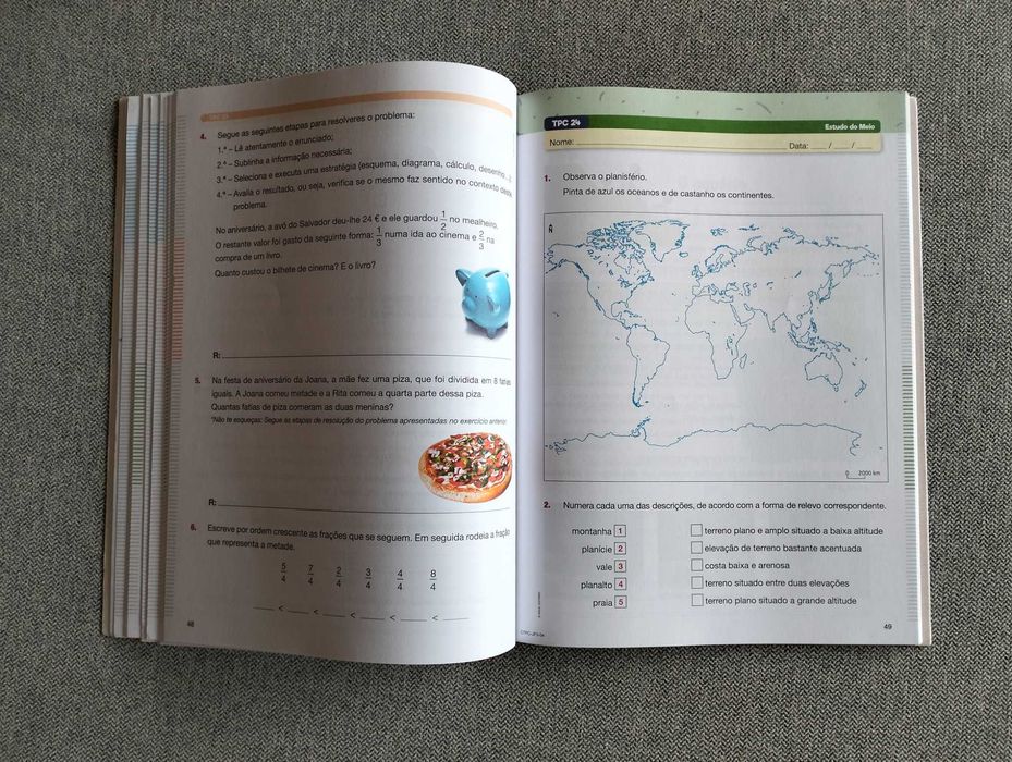 Livro ensino "Já fizeste os TPC?" 3.º ano