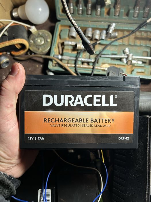 Батарея акумуляторна Duracell 12V 7Ah AGM (DR7-12)