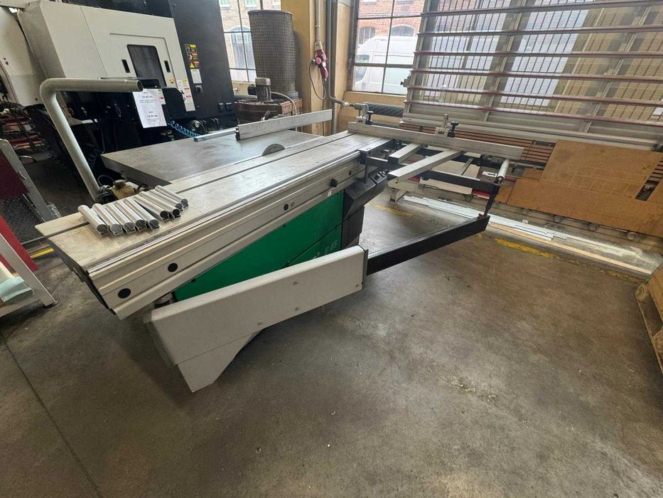 Piła formatowa Altendorf F45 + odciąg Scheppach HA 3200 – komplet