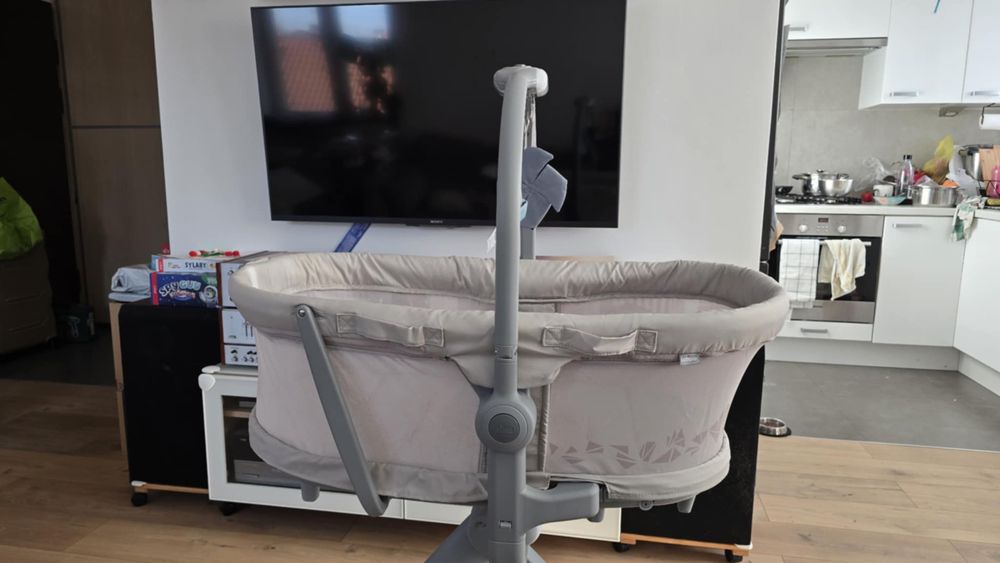 Chicco z materacem baby hug 5w1 pro dostawka łóżeczko niemowlęce