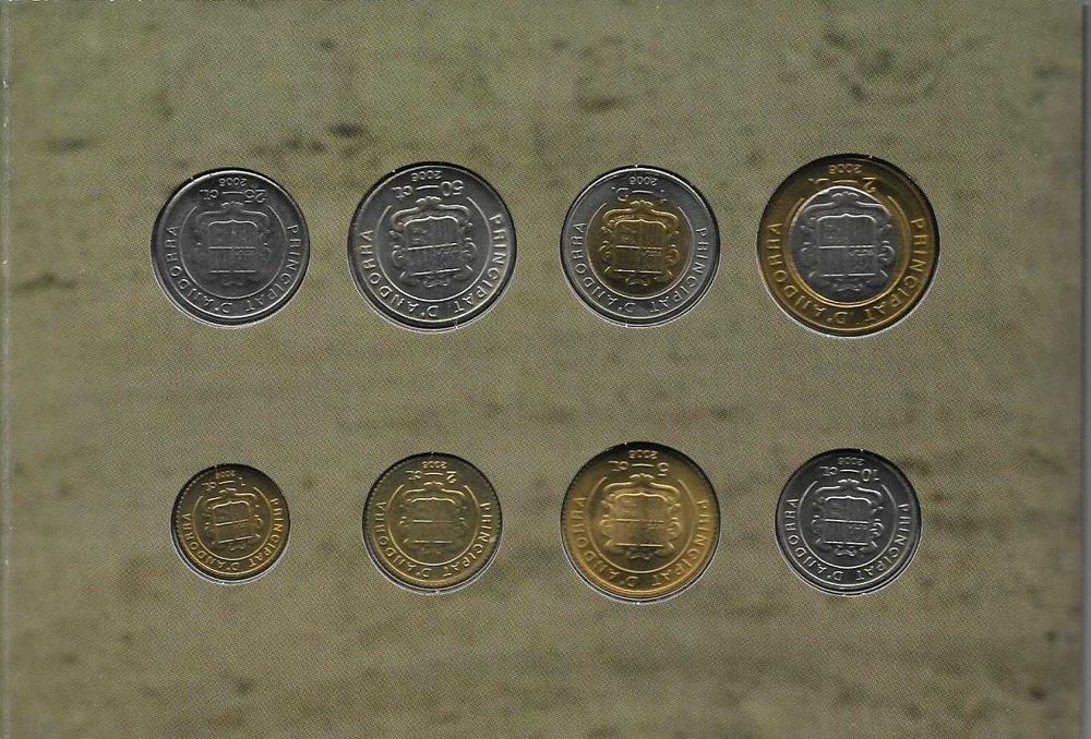 Andorra - - - "Carteira BNC-2006 - Benedictus XVI" - - - - - Moedas