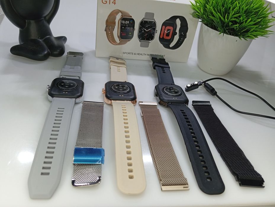 Наручний GTS4 Smart Watch Смарт часы  Смарт годинник  Фітнес браслет