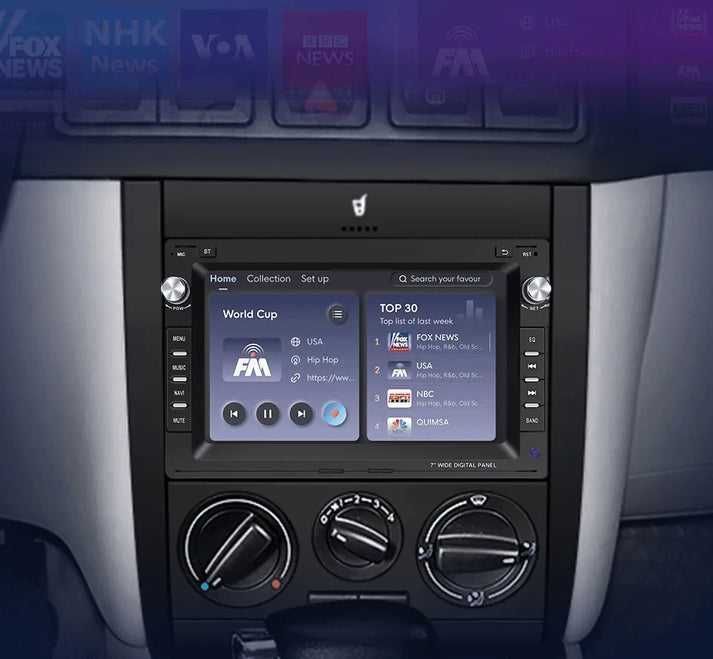 VW Golf 4 1997–2003 – Radio Android 7" CarPlay