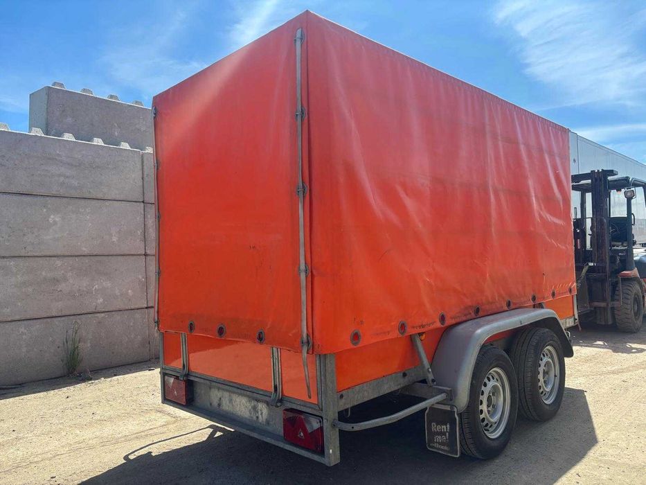 Przyczepka samochodowa ATEC z plandeką - mocna DCM 2000