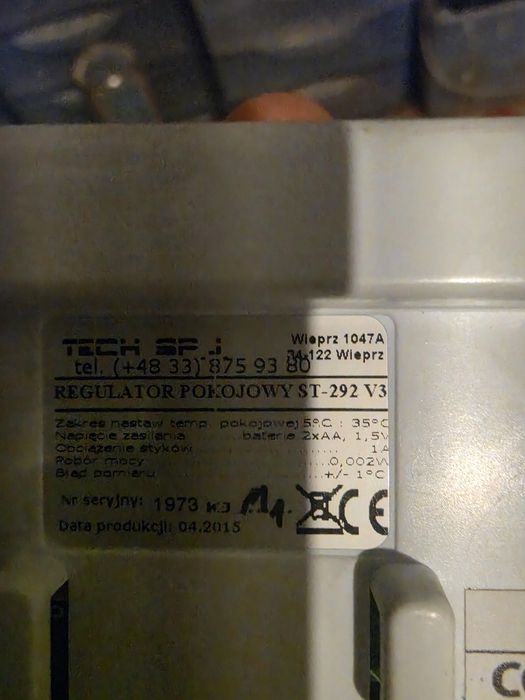 Regulator pokojowy st292 v3
