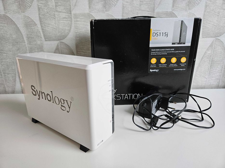 Synology DS115j, DYSK WD BLUE 1000GB, NAS