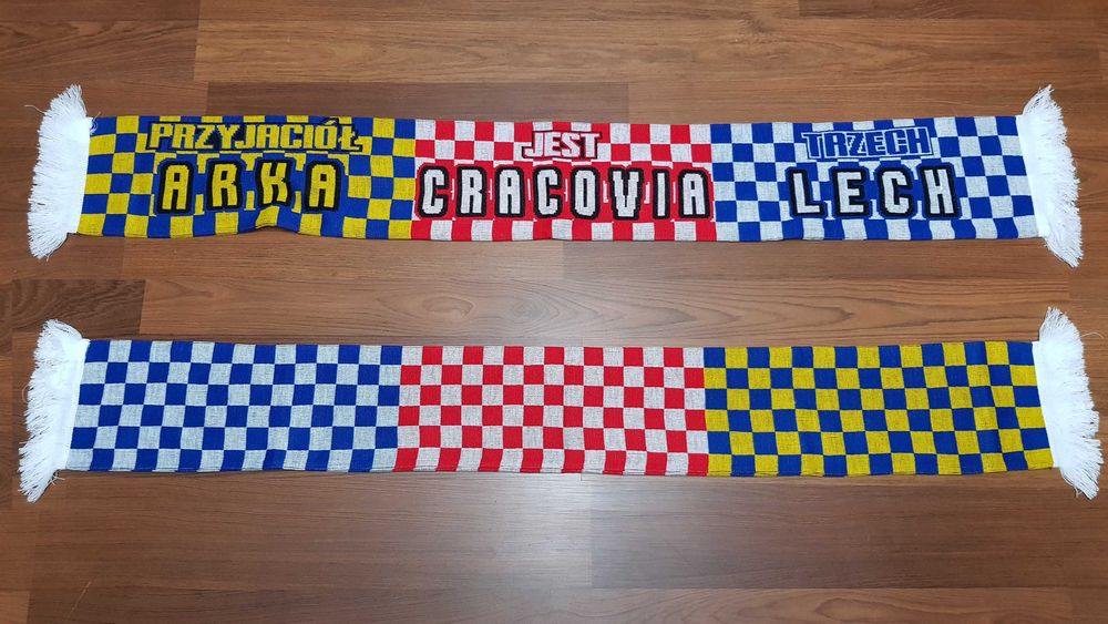 Szalik Cracovia Kraków - Lech Poznań -Arka Gdynia