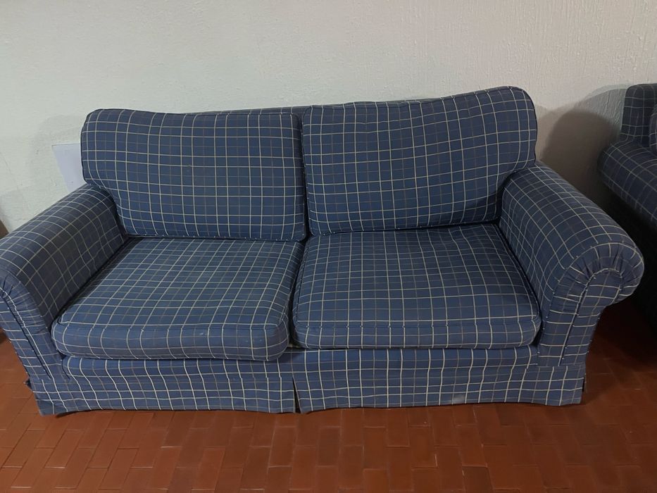 Conjunto de Sofas em tecido - dois