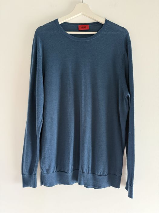 Meski sweter ciebka welna Hugo Boss L XL
