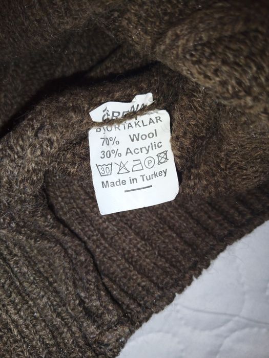 Свитер мужской с шерстью