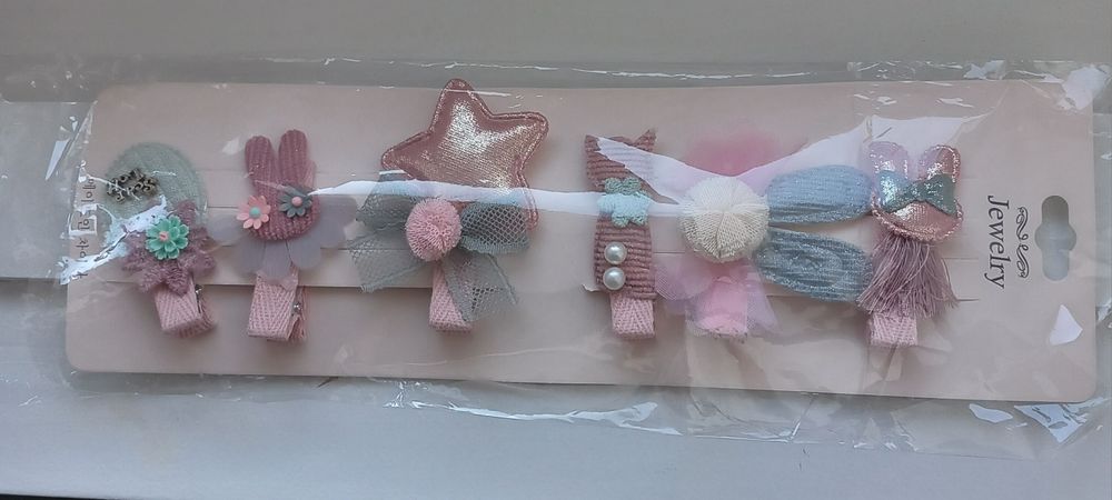 Ganchos do cabelo forrados