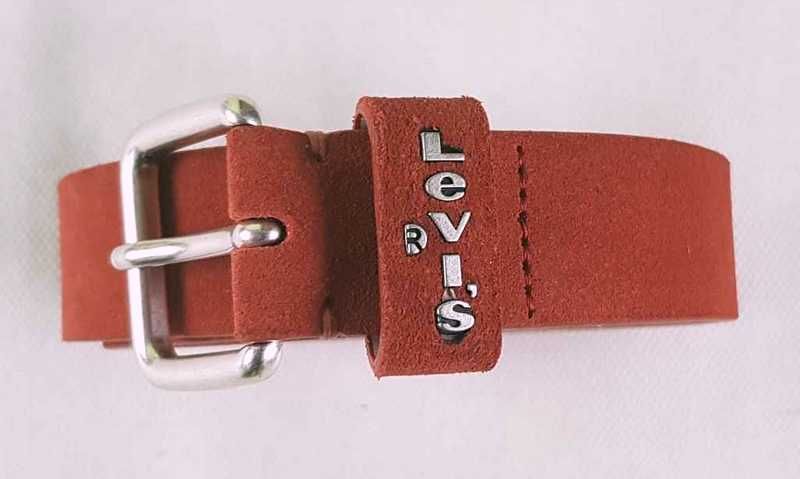 Levi's damski pasek skórzany - skóra prawdziwa Levis nowy rozmiar 95