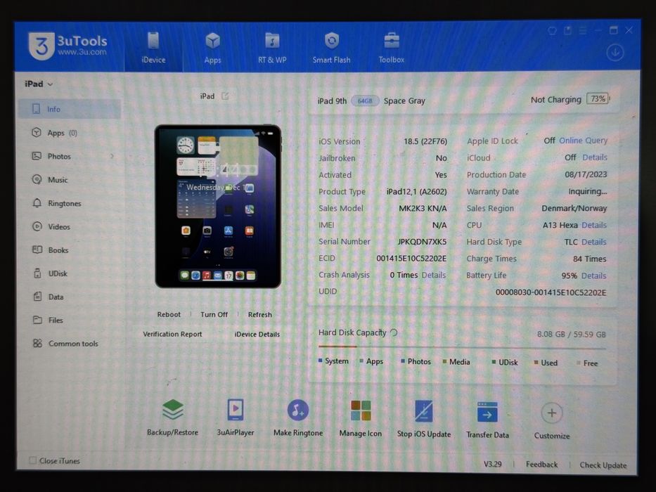 iPad 9. gen. (A2602) - 64GB - faktura VAT 23%