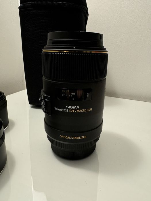 Objetiva SIGMA 105mm F2.8 EX DG MACRO OS