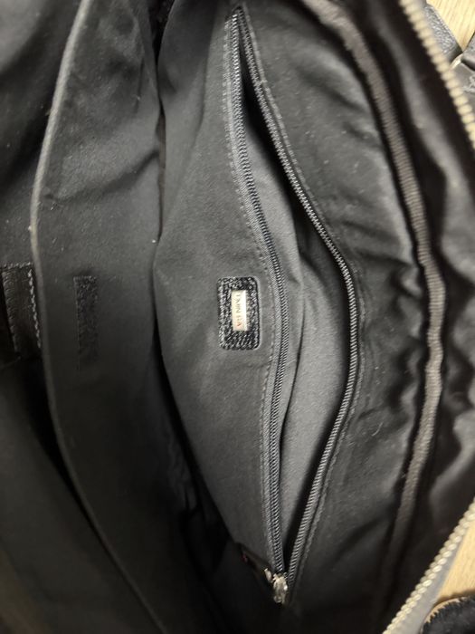 Мужской кожаный портфель- сумка