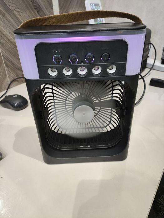 Портативний  вентилятор з зволоженням  повітря (USB, type-c)