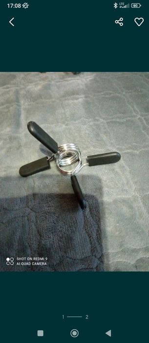 Zaciski sprężynowe na sztangę 30mm