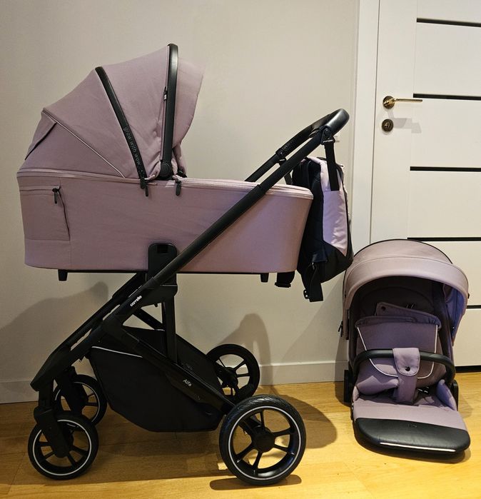 Śliczny wrzosowy wózek Carello Alfa 2w1/3w1 lub 4w1 WYSYŁKA