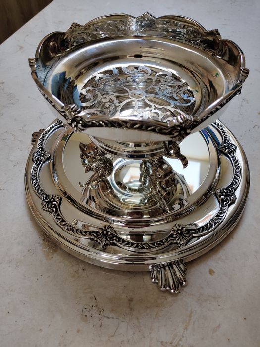 Centro de mesa antigo totalmente restaurado