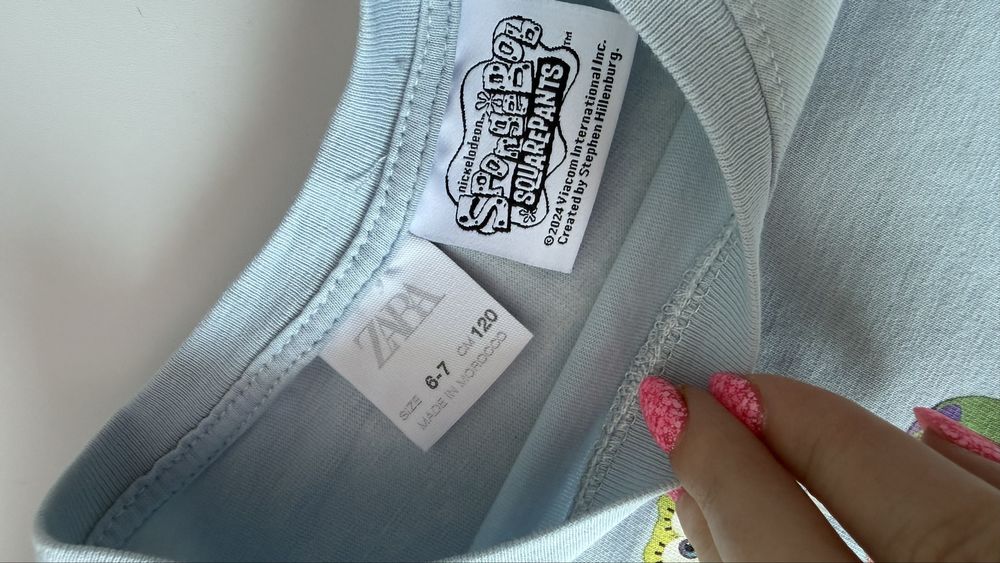 Zara футболка 6-7 р 116-120 см