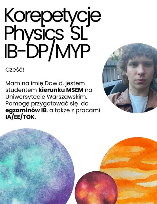 Korepetycje IB-DP/MYP z Fizyki SL | 7 z Physics SL