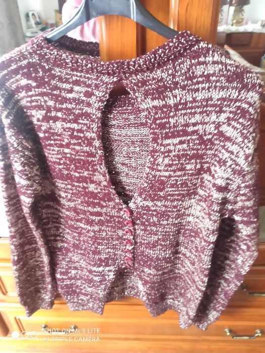 Blusa bordeaux tamanho L