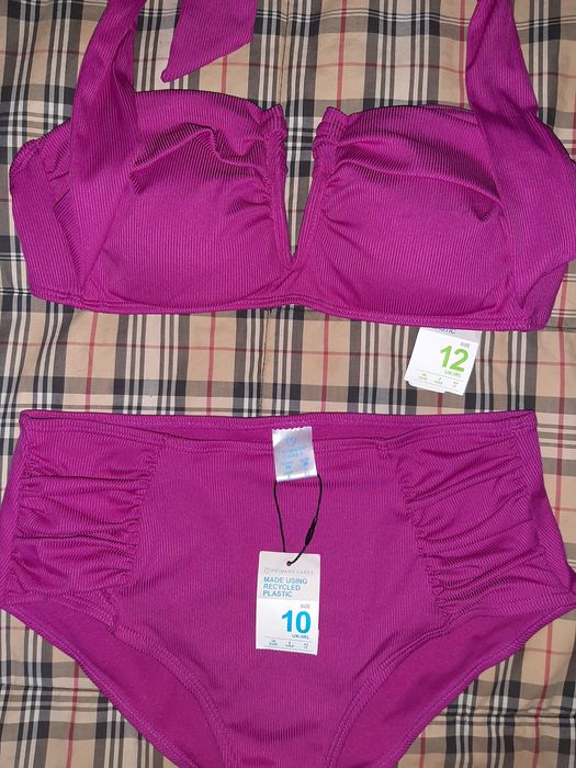 Новый раздельный купальник в рубчик Primark