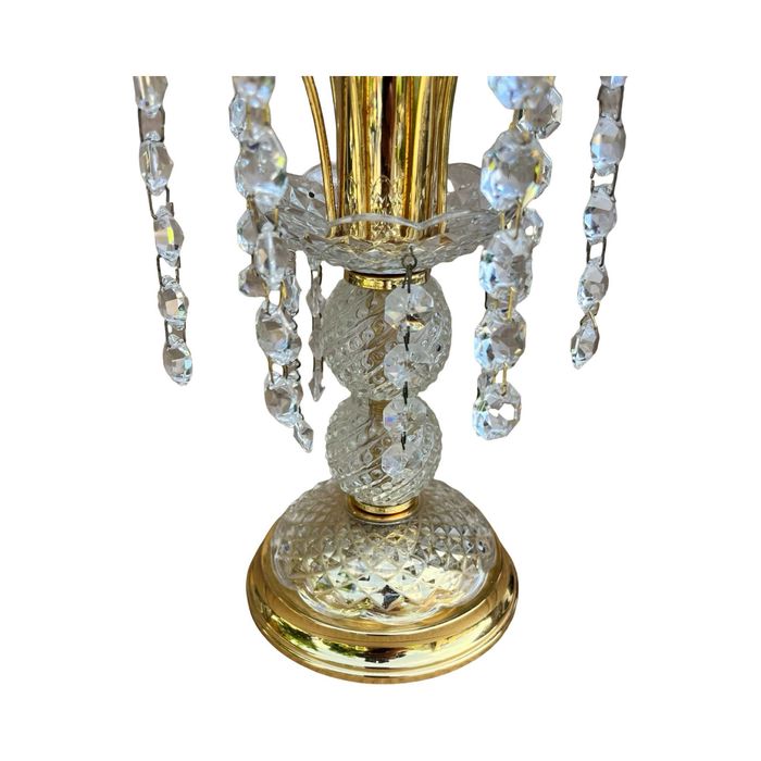Lampa stołowa, Hollywood Regency, Sölken Leuchten, Niemcy, lata 80.