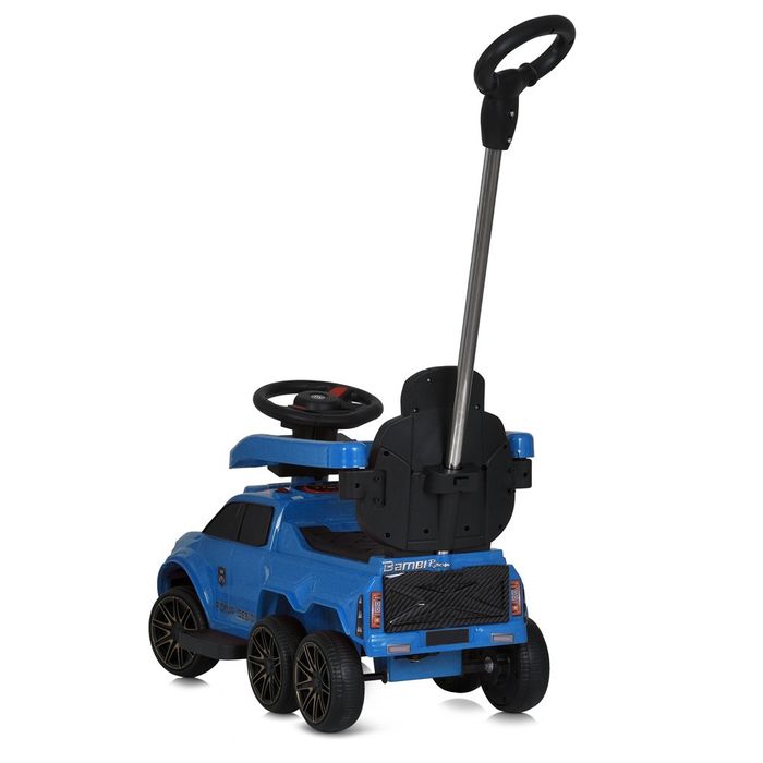 Дитячий толокар машинка M 5900EL  з батьківською ручкою, 3 кол