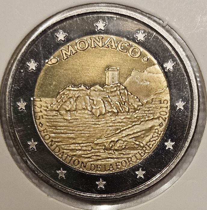 Moeda Comemorativa 2€ Rochedo 2015 - Cópia (Réplica Identificada)