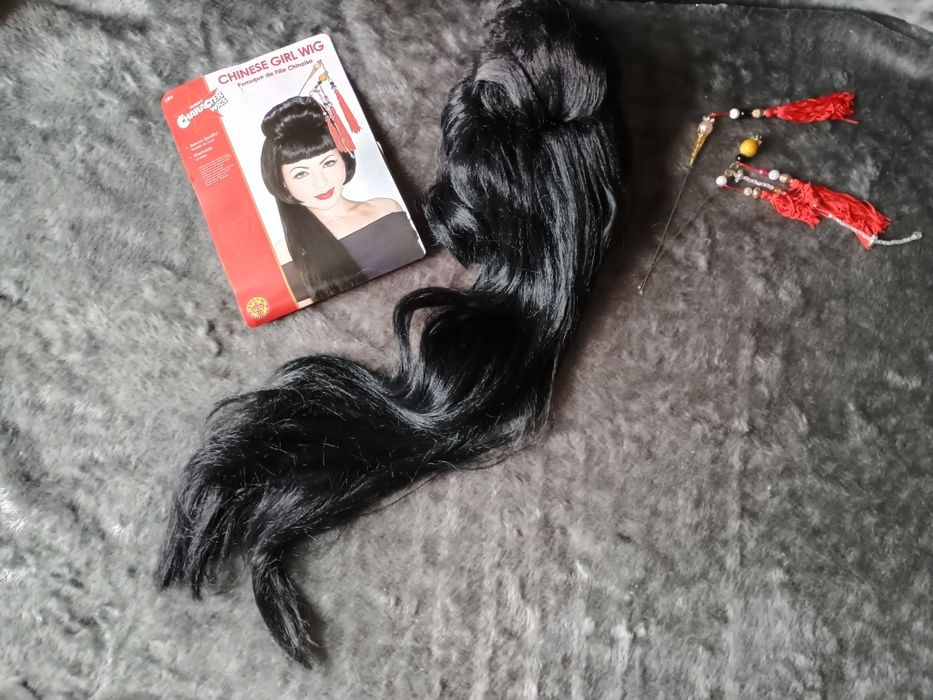 Peruka kostiumowa Gejsza Japonka Chinka Deluxe Quality